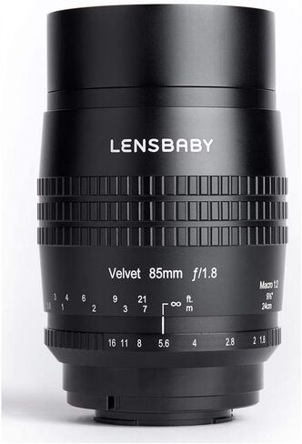Lensbaby Velvet 85 Sony E Focal Length 85 mm 24 cm Close Focusing Distance Suitable for Sony System Cameras and SLR Cameras LBV85X in Kuwait