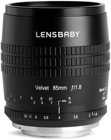 Lensbaby Velvet 85 Sony E Focal Length 85 mm 24 cm Close Focusing Distance Suitable for Sony System Cameras and SLR Cameras LBV85X in Kuwait