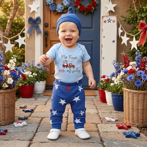 Rtnnsbbfcm Baby Boy Thanksgiving Outfit Little Turkey Romper Pants Clothes | Thanksgiving Baby Boy Clothes My First Thanksgiving Newborn Romper Pants Turkey Hat 3Pcs Set Infant Outfits 0-18 Months in Kuwait