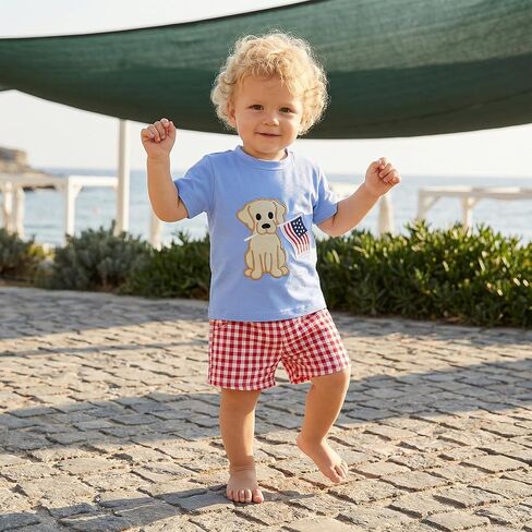 Toddler Baby Boy Halloween Outfit Pumpkin Shorts Set Fall Clothes | Toddler Halloween Outfit Pumpkin Truck Short Sleeve T-Shirts Tops With Plaid Shorts 2Pcs Halloween Clothes Set in Kuwait