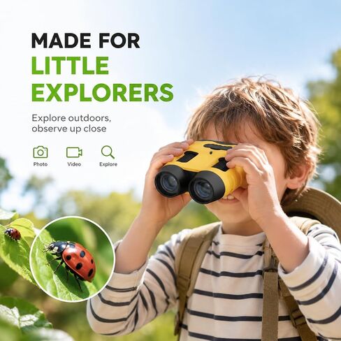 Microscope for Kids, Portable Digital Microscope with 2.0" Screen | Handheld Camera Mini Pocket Magnifying Glass, STEM Toys Birthday Gifts Edu Science Kit for Girls Boys Child Age 4-12 in Kuwait