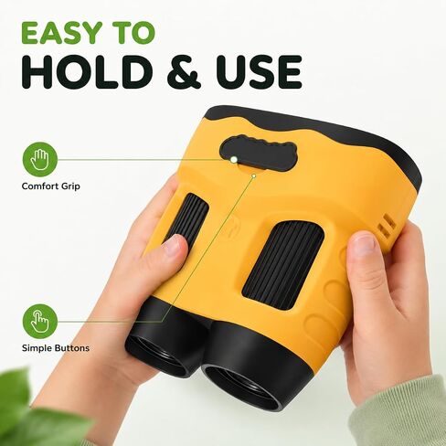 Microscope for Kids, Portable Digital Microscope with 2.0" Screen | Handheld Camera Mini Pocket Magnifying Glass, STEM Toys Birthday Gifts Edu Science Kit for Girls Boys Child Age 4-12 in Kuwait