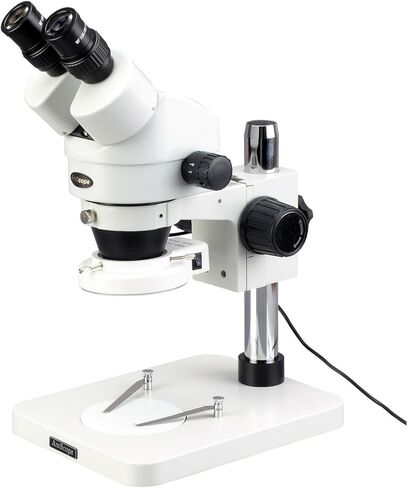 AmScope 3.5X-90X Inspection Dissecting Zoom Power Stereo Microscope with 64-LED Light in Kuwait