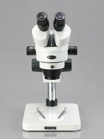 AmScope 3.5X-90X Inspection Dissecting Zoom Power Stereo Microscope with 64-LED Light in Kuwait