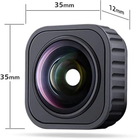 Compatible for GoPro Hero9-13 Tempered Glass 155° Wide Lens | Broad field of view captures more scenery for outdoor travel and sports recording in Kuwait
