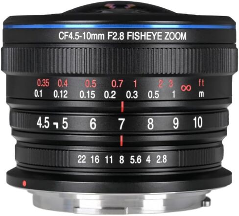 Laowa 4.5-10mm f/2.8 CF Zoom Fisheye Lens (Canon RF) | 180-Degree Ultra Wide View, Parfocal Zoom in Kuwait