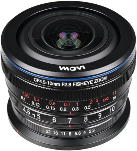 Laowa 4.5-10mm f/2.8 CF Zoom Fisheye Lens (Canon RF) | 180-Degree Ultra Wide View, Parfocal Zoom in Kuwait