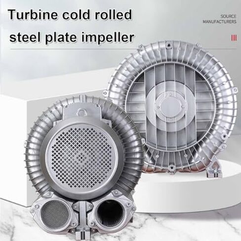 Regenerative Blower, High-Pressure Vortex Ring Blower,High-Pressure Industrial Vacuum Pump for Air Blowing Or Suction,Single Phase Turbine Blower for Air Blowing Or Suction(550W/0.74HP) in Kuwait