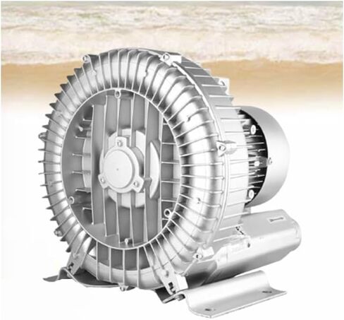 Industrial Regenerative Blower, 110V 50Hz Single Phase, Ring Blower for Fish Tank Centrifugal Blower, Industrial Vacuum Pump for Air Blowing Or Suction 0.33HP 0.47HP 0.5HP(370W/0.5HP) in Kuwait