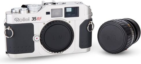 JJC 2-Pack Body Cap & Rear Lens Cap Cover for Leica M Mount Camera and Lens | for Leica M1 M2 M3 M4 M5 M6 M7 M8 M9 M10, Lens Protection Accessories in Kuwait