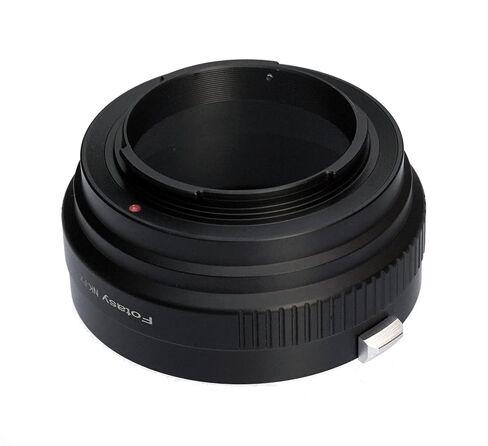 Fotasy Copper Nikkor Lens to Fuji X Adapter, NK F Mount to X Adapter, Compatible with Fujifilm X-Pro1 X-Pro2 X-Pro3 X-E2 X-E3 X-A10 X-T1 X-T2 X-T3 X-T4 X-T10 X-T20 X-T30 X-T30II X-T100 X-H1 in Kuwait