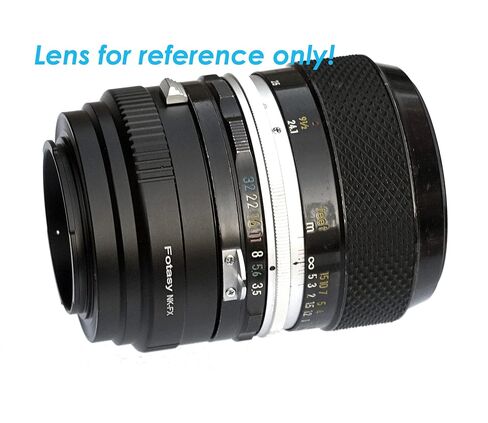 Fotasy Copper Nikkor Lens to Fuji X Adapter, NK F Mount to X Adapter, Compatible with Fujifilm X-Pro1 X-Pro2 X-Pro3 X-E2 X-E3 X-A10 X-T1 X-T2 X-T3 X-T4 X-T10 X-T20 X-T30 X-T30II X-T100 X-H1 in Kuwait