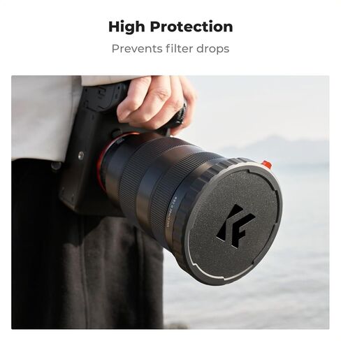 K&F CONCEPT 72mm Variable ND Lens Filter Cap TPU Material. Only for K&F 72mm Adjustable Neutral Density Filter | Only for K&F 72mm Adjustable Neutral Density Filter-FP714 in Kuwait