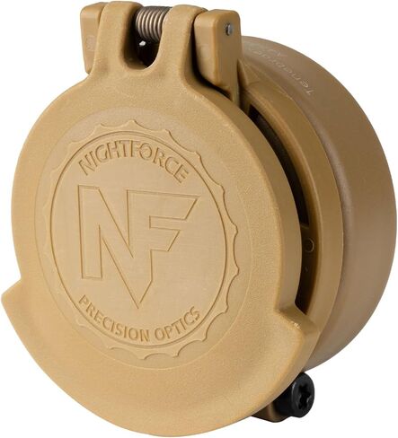 Nightforce Riflescope Eyepiece Flip-Up Lens Cap | Spring-Loaded, Clamp-On Attachment, Heavy-Duty Polymer, Extreme-Temperature Resistance, Rear Eyepiece Only (Single Cap) in Kuwait