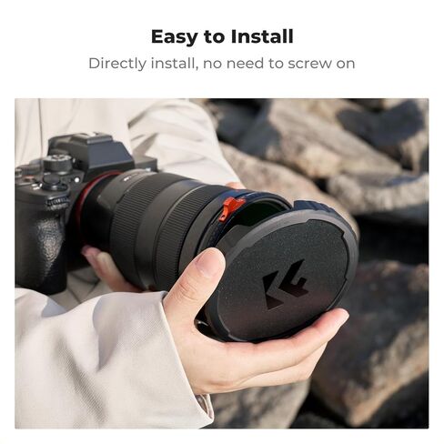 K&F CONCEPT 72mm Variable ND Lens Filter Cap TPU Material. Only for K&F 72mm Adjustable Neutral Density Filter | Only for K&F 72mm Adjustable Neutral Density Filter-FP714 in Kuwait