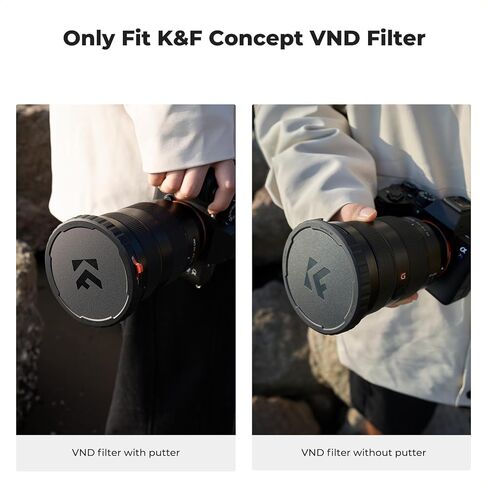 K&F CONCEPT 72mm Variable ND Lens Filter Cap TPU Material. Only for K&F 72mm Adjustable Neutral Density Filter | Only for K&F 72mm Adjustable Neutral Density Filter-FP714 in Kuwait