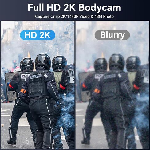 BOBLOV W3 Mini Body Camera 64GB Waterproof and M5 2K 256G GPS Police Body Camera in Kuwait