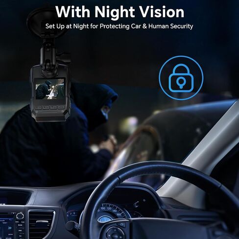 BOBLOV W3 Mini Body Camera 64GB Waterproof and M5 2K 256G GPS Police Body Camera in Kuwait