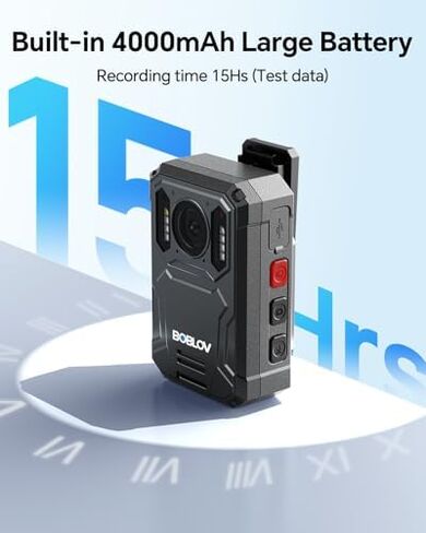 BOBLOV W3 Mini Body Camera 64GB Waterproof and KJ23Pro 2K Body Camera 128G in Saudi Arabia