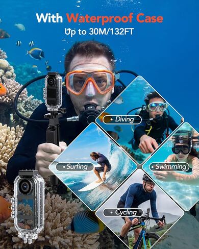 BOBLOV W3 Mini Body Camera 64GB Waterproof and KJ25 1080P Body Cam 3000mAh with 10-13Hrs Recording in Kuwait