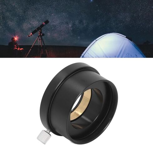 Tangxi 2 Inch to 1.25 Inch Telescope Eyepiece Adapter, with Clamping Screw and Brass Protector, for DSLR Photography and Lunar Planetary Observations in Kuwait