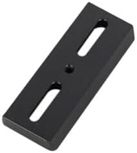 Black Dovetail Mounting Plate Metal for Astronomical Telescope (100mm) in Kuwait