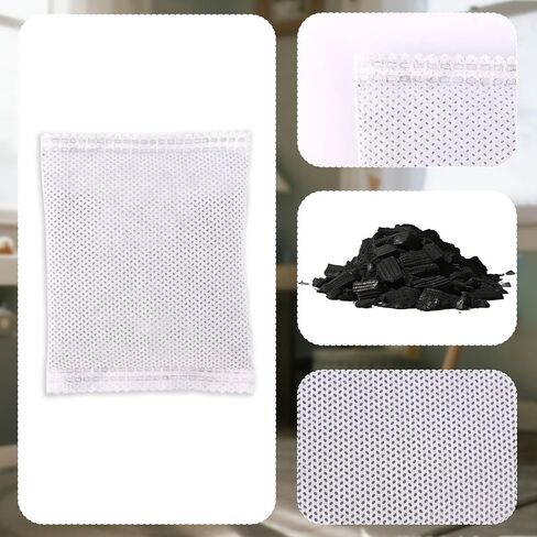 12pcs Carbon Filter Refills for Playtex Diaper Genie Cans 20g | Activated Charcoal, Smell Absorbing Deodorizer, Complete Bulk, Suitable for Closets, Shoe Cabinets in Kuwait