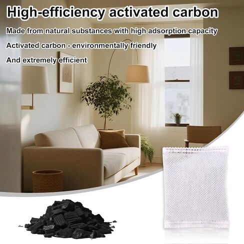 12pcs Carbon Filter Refills for Playtex Diaper Genie Cans 20g | Activated Charcoal, Smell Absorbing Deodorizer, Complete Bulk, Suitable for Closets, Shoe Cabinets in Kuwait