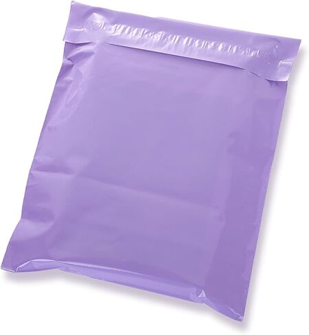 Adult Diaper Disposal Bags, Set of 100 Dirty Diaper Bags | Disposable, Self-adhesive Seal, Waterproof and Leak-proof, Discreetly Hide Personal Elderly Diapers, Seal Odor, Purple in Kuwait