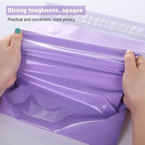 Adult Diaper Disposal Bags, Set of 100 Dirty Diaper Bags | Disposable, Self-adhesive Seal, Waterproof and Leak-proof, Discreetly Hide Personal Elderly Diapers, Seal Odor, Purple in Kuwait