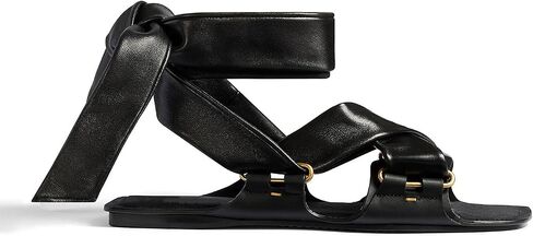 Strappy Flat Sandals for Women Square Open Toe Lace Up Gladiator Sandals Comfortable Summer Casual Slides in Kuwait