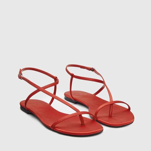 Strappy Flats Sandals for Women Comfortable Open Toe Thong Sandals Summer Dressy Beach Flip Flop Slides in Kuwait