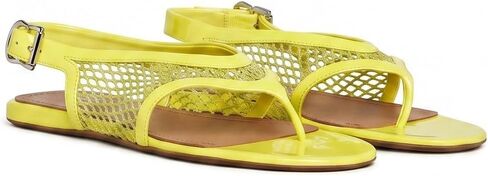 Thong Flat Sandals for Women Mesh Open Toe Adjustable Back Strap Slingback Sandals Comfortable Casual Outdoor Shoes in Kuwait