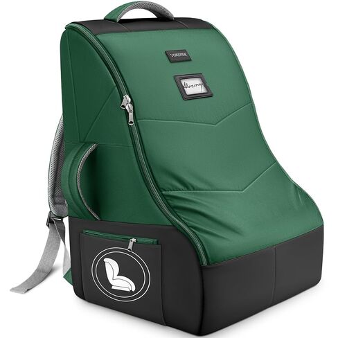 YOREPEK Padded Car Seat Travel Bag for Airplane, Car Seat Backpack | for Nuna Rava, Chicco, Britax, Sturdy Carseat Bags for Air Travel with Wear-Resistant Bottom, Carseat Cover for Baby Travel in Kuwait