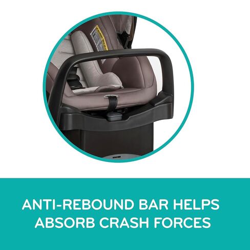 Evenflo Pivot Modular Travel System w/LiteMax Preemie and Infant Car Seat | 6 Modes of Use, Rear-Facing Mode for Infants 3-30 lbs, Stroller use up to 50 lbs (Dusty Rose Pink) in Kuwait