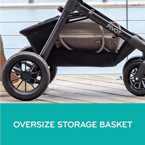 Evenflo Pivot Modular Travel System w/LiteMax Preemie and Infant Car Seat | 6 Modes of Use, Rear-Facing Mode for Infants 3-30 lbs, Stroller use up to 50 lbs (Dusty Rose Pink) in Kuwait
