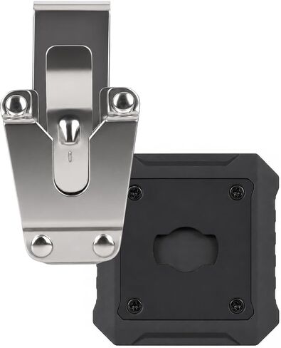 Metal Clip Mount for Axon Taser Body 4 3 2 Camera - Matte Black | Use Holder with Bodycam on Belt or Vest Uniform Webbing, Ratchet Rotation in Kuwait