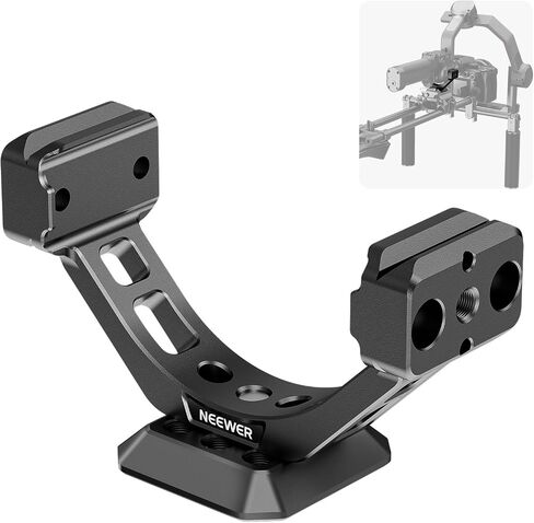 NEEWER Mount Adapter for RS3 Pro & RS4 Pro, Arca Type Quick Release Plate with NATO Rail Compatible with SmallRig Shoulder Rig V Mount Battery DJI RS3PRO RS4PRO Gimbal Stabilizer, GA030P in Kuwait