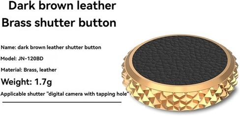 2PCS Camera Shutter Button for Fujifilm X-M5 X-T5 X-T4 X-T30 X-T20 X-T10 X100VI X100V X100F X-PRO2 X-PRO3 X-E4 X-E3 Camera Shutter Release Button Accessories (Dark Brown Leather) in Kuwait