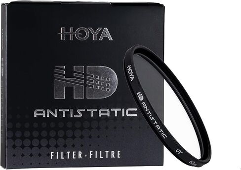 HOYA 58mm HD Antistatic UV Lens Filter, Hardened Glass, Dust Repelling | 4x stronger optical glass, 20-layer multi-coating cuts flare and ghosting, contrast and sharpness, 98.8% light transmission in Saudi Arabia