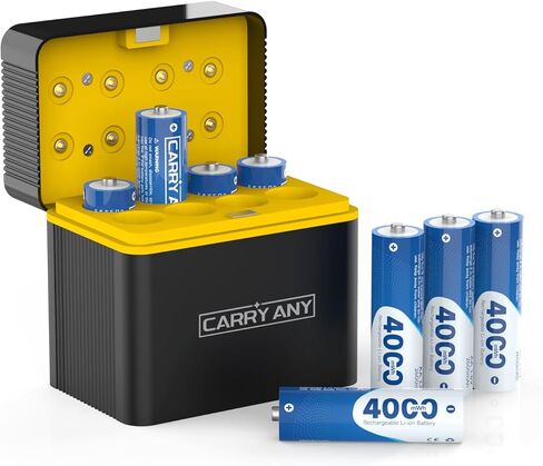 Rechargeable Batteries Lithium 12 Pack,1.5V 4000mWh High Capacity Rechargeable AA Battery, Li-ion Doubel A Batteries for Blink Outdoor Camera in Saudi Arabia