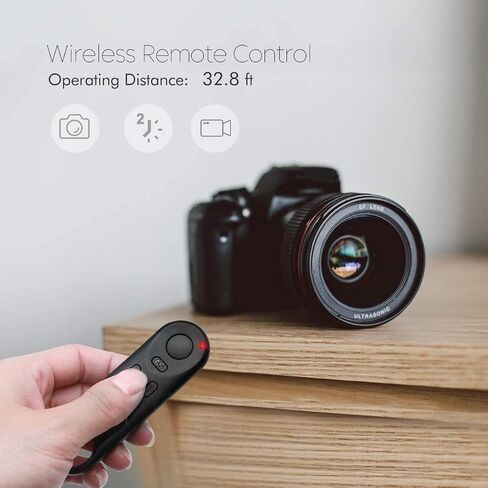 Camera Remote Control for Canon Replaces Canon BR-E1 PHOLSY Remote Shutter | For Canon EOS RP EOS R R5 R6 M50 M50 II 6D Mark II 77D 850D 800D 200D 250D EOS Rebel SL2 Rebel T7i T8i 90D EOS M6 Mark II etc in Kuwait