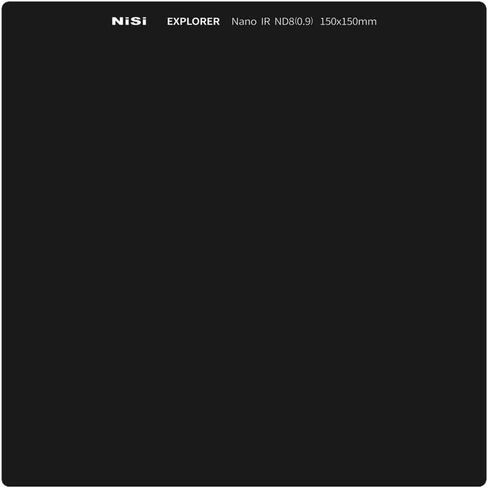NiSi Explorer Collection 150x150mm IR ND8 | Hardened Glass, 3-Stop ND Filter, Infrared Color Protection, Landscape Photography in Kuwait