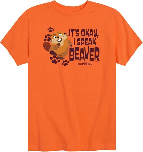 Disney Hoppers - Speak Beaver - Toddler Boys Short Sleeve Graphic T-Shirt in Kuwait