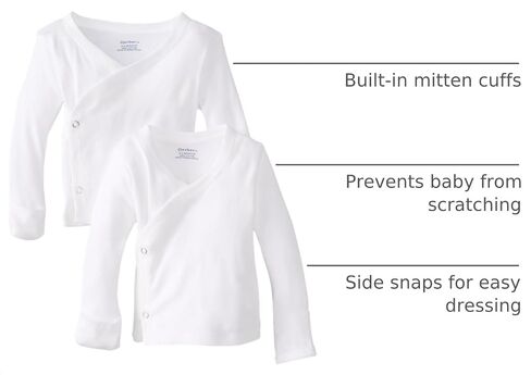 2-Pack Long Sleeve Side-Snap Shirts in Kuwait