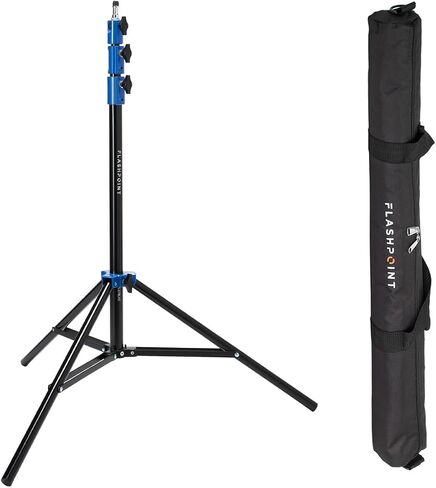 Flashpoint Pro Heavy-Duty Air-Cushioned Light Stand (Blue, 7.2') in Kuwait