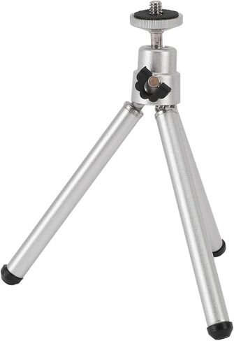 Adjustable Light Stand for Outdoor Fans, Aluminum Alloy, 15-30cm Height Range, 6mm Thread, Portable Tripod for Camping in Kuwait