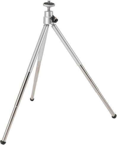 Adjustable Light Stand for Outdoor Fans, Aluminum Alloy, 15-30cm Height Range, 6mm Thread, Portable Tripod for Camping in Kuwait