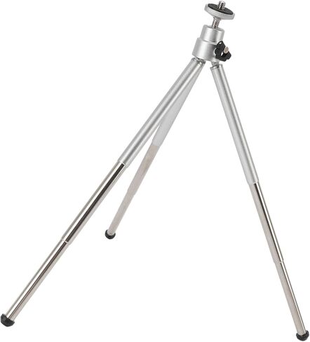 Adjustable Light Stand for Outdoor Fans, Aluminum Alloy, 15-30cm Height Range, 6mm Thread, Portable Tripod for Camping in Kuwait
