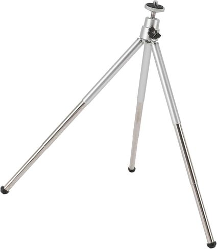 Adjustable Light Stand for Outdoor Fans, Aluminum Alloy, 15-30cm Height Range, 6mm Thread, Portable Tripod for Camping in Kuwait